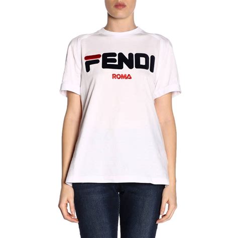 fendi freedom t shirt|fendi t shirt women.